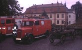 LF8 (Opel Blitz) BJ 1967 und alte Handdruckspritze von 1912