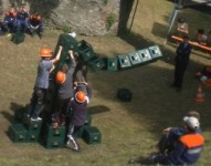 Die Kisten fallen... Kistenstapeln