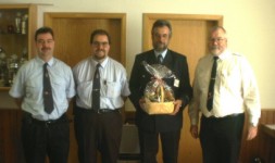 Franz Schmidt und das Team vom Wertungsbüro